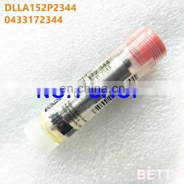 100% original DLLA152P2344 common rail injector nozzle 0433172344 , fuel pump nozzle DLLA 152 P 2344 diesel engine jet nozzle