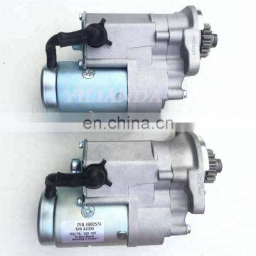 Excavator engine parts A2300 12V starter motor 4900574