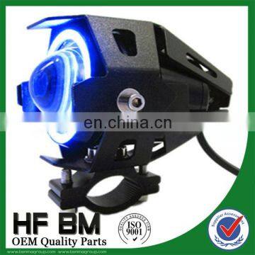 Motorcycle U7 LED angle eyes light black color with blue angle light 15W