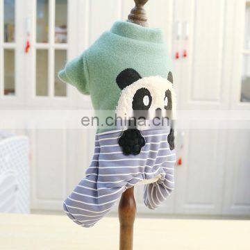 Cute Puppy Dog Coat Winter Outfits Pet Clothes Four Feet Cotton-padded Panda Paw Jacket photo-6