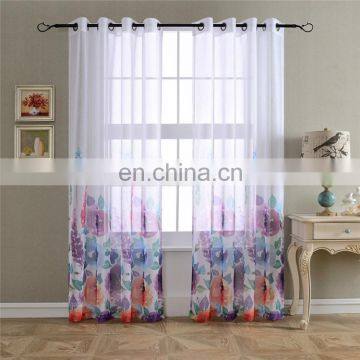 Polyester Cheap Price Romantic Printed Voile Fabric photo-2