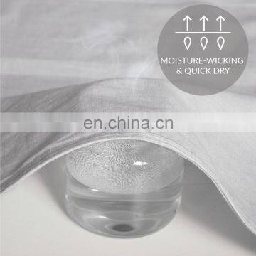 Reversible Removable Quilt Bed Full Queen Cotton Linen Blended Duvet Cover Set photo-3