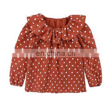 Girl Kids Ruffle Crop Top Vintage Blouse Toddler Ruffle Top photo-2