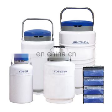 Dry shipper series liquid nitrogen freezer bull semen cryogenic tank