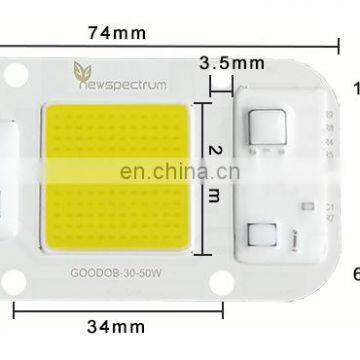 LED Grow COB Chip Full Spectrum White Warm White 50W AC110V Luminous Surface 25MM photo-4