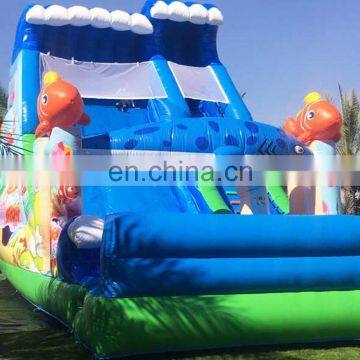 Commercial Inflatable Dry Slides Fish Nemo Bouncer Jumping Castle Slide For Children photo-6