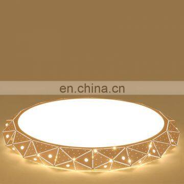 Modern Simple Round LED Living Room Ceiling Light Creative Acrylic Bedroom Lighting photo-5