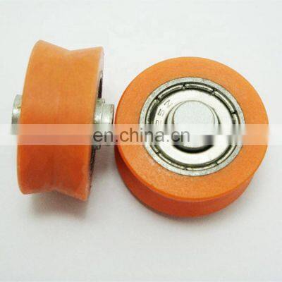 Nylon Stamping Small Glass Shower Door Rollers, Closet Door Roller Cord Pulley for Blinds