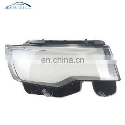 HOT SELLING car black border headlight glass lens cover for CherokeE/WK2/GRAND 14-18 Year