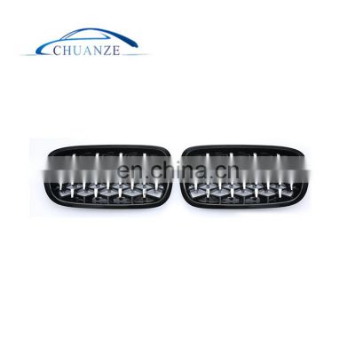 New Shape ABS Grille For BMW X5 X6 F15 F16 Grille Polished Silver And Glossy Black