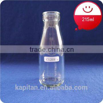 215ml Glass Milk Bottle