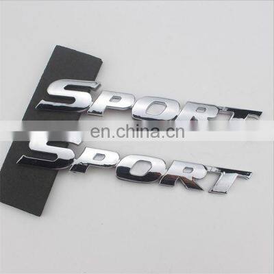 Customized ABS Sport Car Body Decoration Letter Emblem Sticker For Toyota