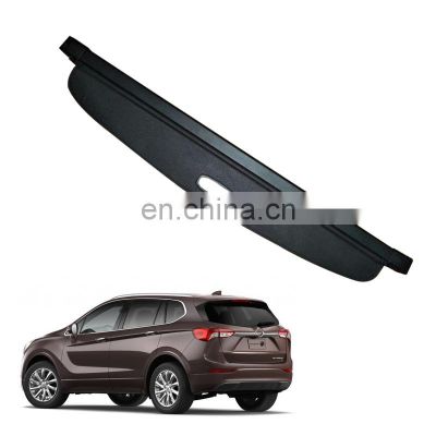 Cargo Cover Black Cargo Security Shield Luggage Shade Rear Trunk Cover For Buick Envision 2014-2021