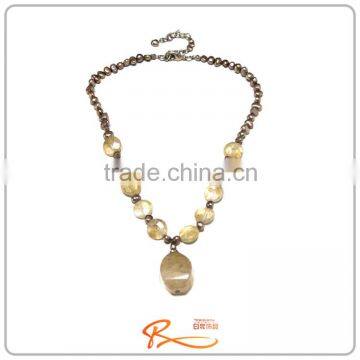 Factory supply latest design for anniversary latest hot fashion necklace