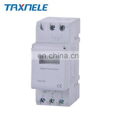 Electronic Weekly 7 Days Programmable Digital TIME SWITCH Relay Timer Control AC 220V 230V 12V 24V 48V 16A Din Rail Mount THC15A photo-4