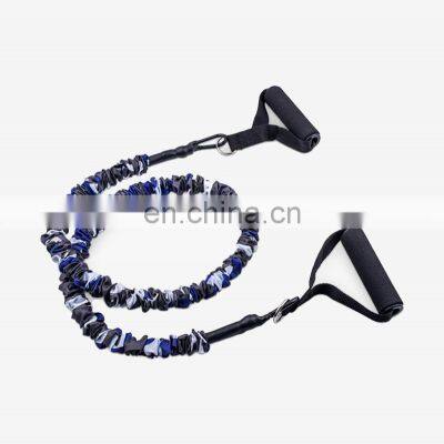 Resistance Bands With Handles Yoga Pull Rope Elastic Fitness Exercise Tube Band for Home Workouts Strength Training