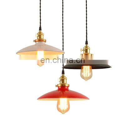 Coloful Vintage Metal Pendant Light Industrial Loft Hanging Light