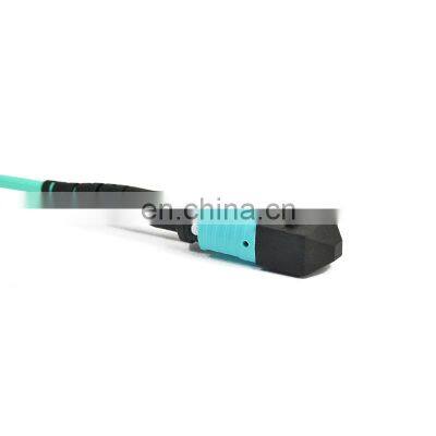 High Density Low Loss Fiber Optic Cable OM3 50/125 MPO Patch Cord 12F 24F Multimode Optical Patch Cord photo-2
