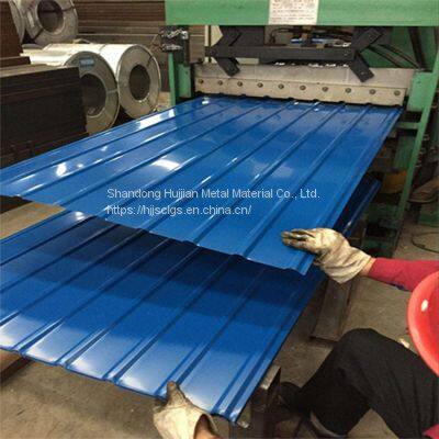 Competitive Price in China SPCC Dx51d Dx52D Dx53D+Z150g Color Coated Steel Roofing Material Plate PPGI Corrugated Sheet