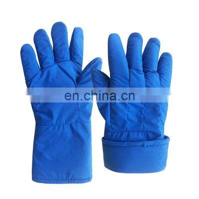 EN511 Wholesale protective cryo cold resistant liquid nitrogen handling gloves for unisex