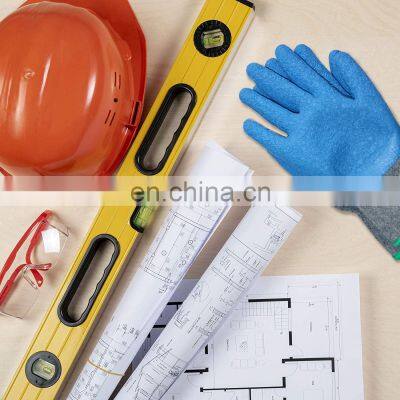 10Gauge Snug-fitting Knit Poly Cotton Shell Sure-grip Textured Latex Coated Heavy Duty Gloves Puncture Resistant Rubber Gloves photo-5