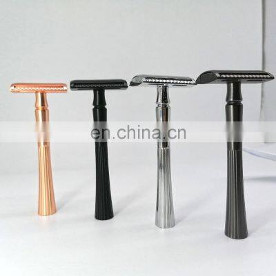 Hot Selling Mental Zinc Alloy Single Edge Shaving Safety Razor photo-2