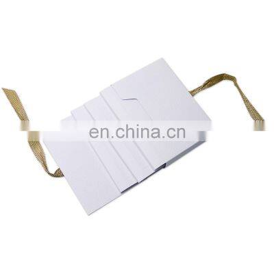 White Folding Gift Card Packaging Storage Box for Shipping Card Bank Card