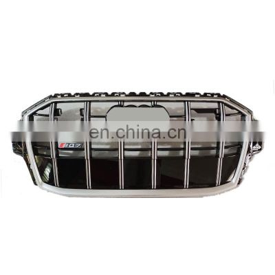 Newest For Audi SQ7 front grille ABS  bumper grille to Audi SQ7 2020 2021 2022 galvanizing grille with ACC