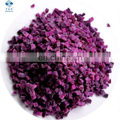 High Quality IQF Frozen Purple Sweet Potato Dice