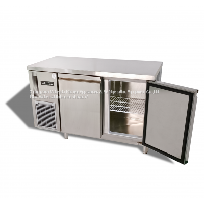 1200mm/1500mm/1800mm New Design Commercial Food Fresh Door Work Table Refrigerator for Hotel Kitchen Project photo-2