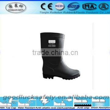 black rain boots ,china new design pvc rain boots