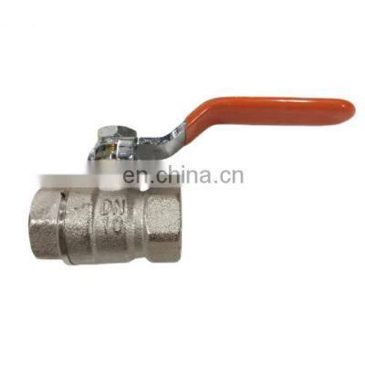 2022 High Quality Custom Brass Ball Valve Chrome Plated Brass Full Bore Ball Valve