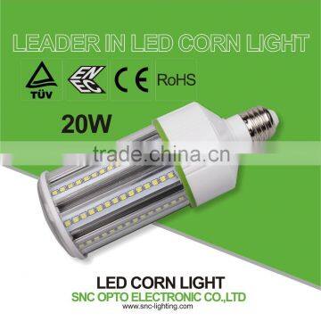 SNC ENEC/TUV/CE/RoHS IP64 20w led corn light