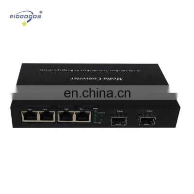 1000M Media Converter 2fx Ports+ 4rj45 Ports Communication Equipment