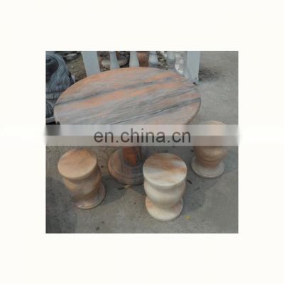 Graite garden table , Natural stone garden furniture