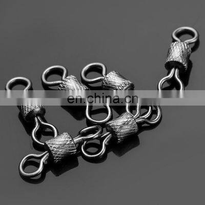 JOHNCOO Swivels Fishing Sanp Stock Fast Delivery Fishing Accessaries Freshwater Saltwater Fishing Rolling Barrrel Swivel Sets photo-5