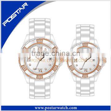 Cheap Custom Logo Ceramic Watches for Couple Lover