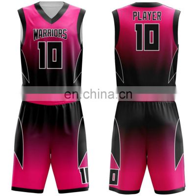 Custom Mens Sublimation Basketball Jerseys Outdoor Training Net Irving Durant Basketball Uniform