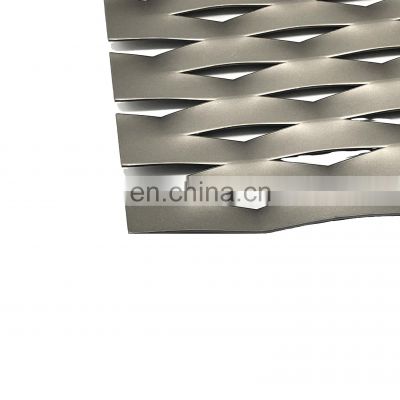 Pvc Coating Aluminum Expanded Metal Mesh Ceilings Tiles