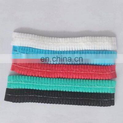 OEM Disposable Non-woven Strip Clip Cap Cleanroom Use Hair Net Disposable Mob Cap photo-2