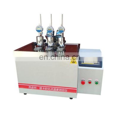 Best Selling Plastic Rubber Material Deformation Temperature Softening Testing Machine