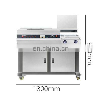 a3 size automatic hot melt glue binding machine heavy duty center binding stapler 5.5cm thickness