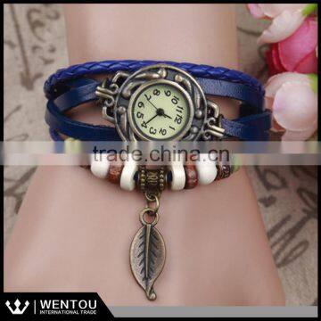 Leatheer Strap Vintage Bracelet Watch