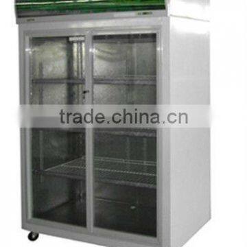 Soft drink freezer showcase