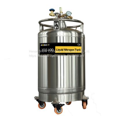 pressurized liquid nitrogen dewar_YDZ-100 low pressure liquid nitrogen tank In Netherlands