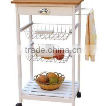 kitchen trolley white