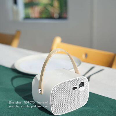 2024 Newest Popular Handheld LED beamer Smart Home Theater Projector battery OEM/ODM Shenzhen Manufacturer Portable Smart