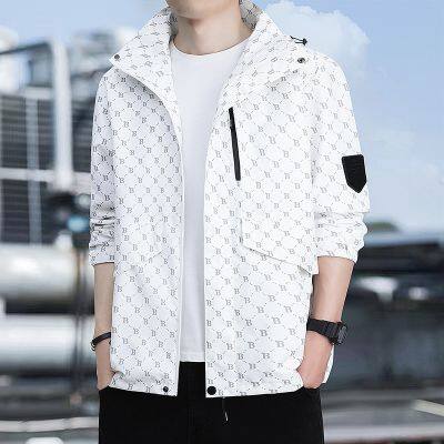 Stylish Colorful Casual Sports Windproof Waterproof Men's Long Sleeve Sunblock Yoga Jacket photo-5
