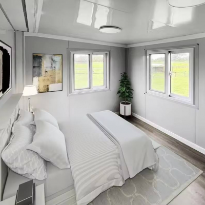 Ready Made 3 Bedroom Modern Prefabricated Houses Prefab Modular Homes Expandable Container House Tiny 40x40 Prefab House photo-2