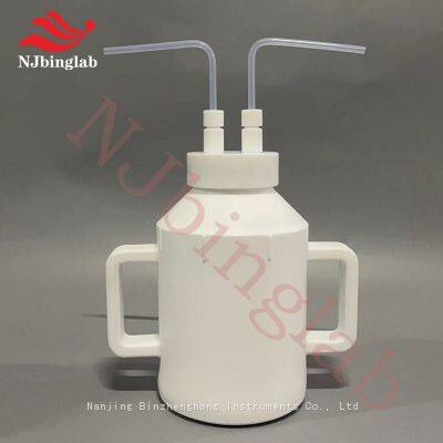 NJbinglab Chemical-Resistant PTFE Wash Bottles Used in Pharma Sterile Gas Preparation photo-3
